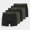 Pier One 5 Pack - Culotte -Black/Khaki