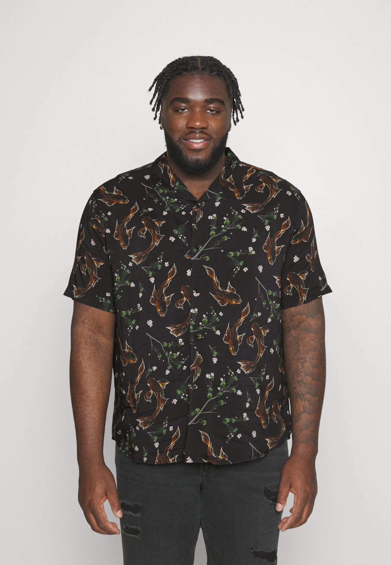 Pier One Asian Print Resort - Camisa -Black 3 Pier One Asian Print Resort - Camisa -Black