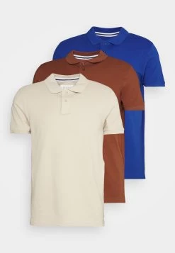 Pier One 3 Pack - Polo - Dark Blue/Brown/Beige -Tienda De Hombres Con Estilo 038a83fac8454865a35c3aa6f3f46e80