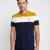 Pier One Polo - Dark Blue/Mustard 2 Pier One Polo - Dark Blue/Mustard -Tienda De Hombres Con Estilo 049d18c092344dcaab7fb30bacc28a30