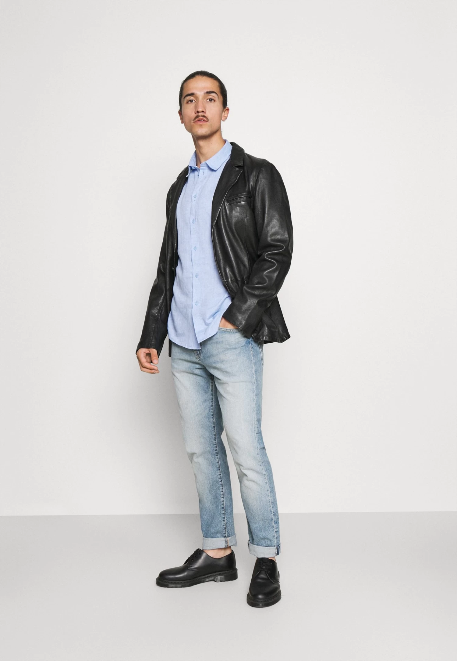 Pier One Camisa - Mottled Blue 4 Pier One Camisa - Mottled Blue - Imagen 2