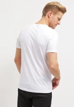Pier One 2 Pack - Camiseta Básica - White/Black -Tienda De Hombres Con Estilo 062237564b764637b10606287ecebc14