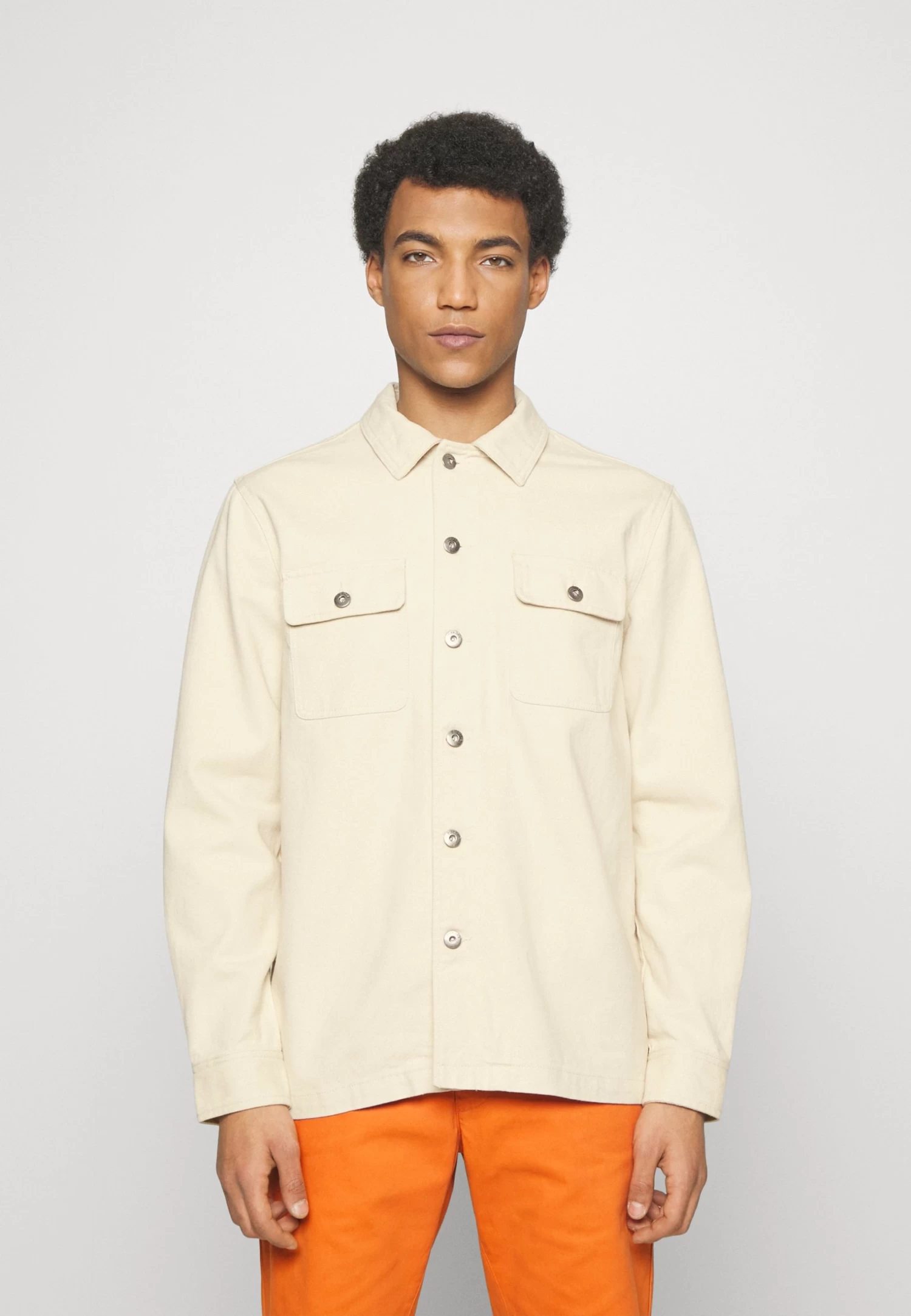 Pier One Undyed Twill- Chaqueta Vaquera - White 3 Pier One Undyed Twill- Chaqueta Vaquera - White