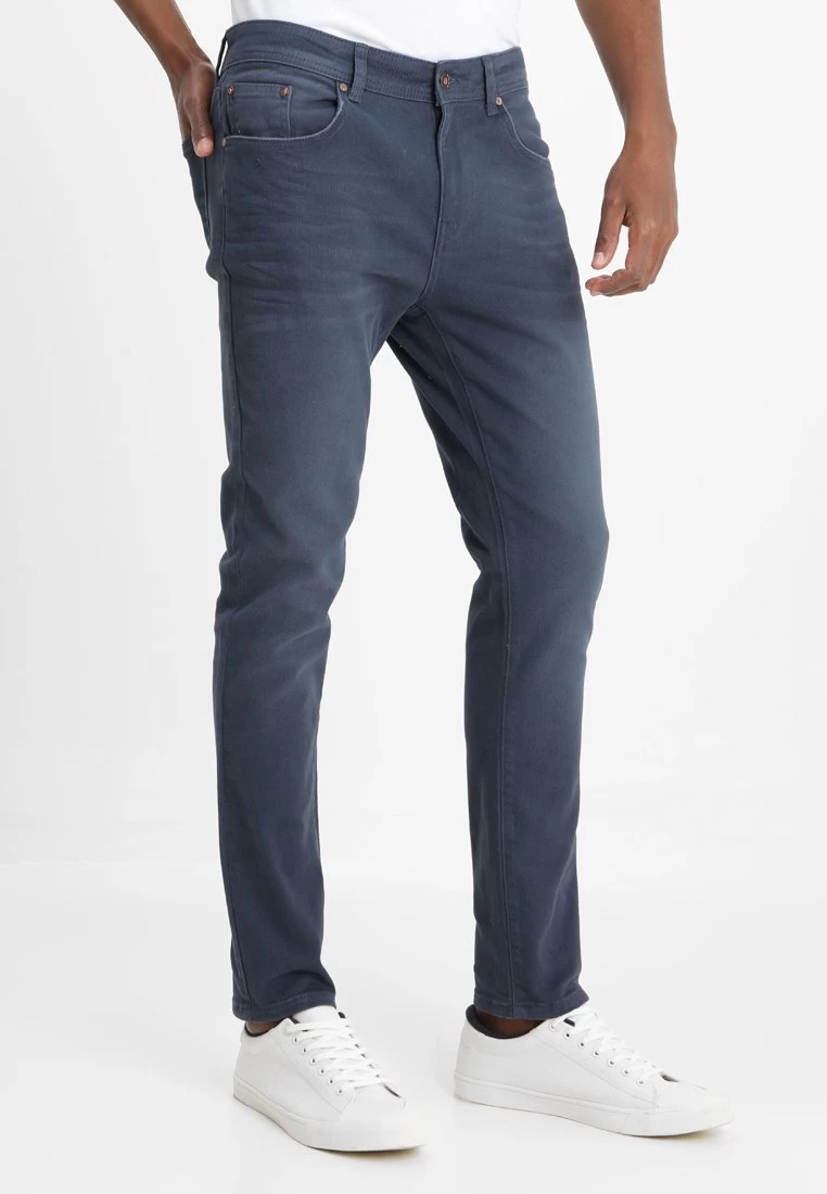 Pier One Coloured Baron - Vaqueros Slim Fit - Dark Blue 3 Pier One Coloured Baron - Vaqueros Slim Fit - Dark Blue