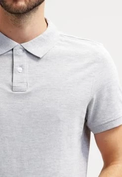Pier One Basic - Polo - Light Grey Melange -Tienda De Hombres Con Estilo 0c6de4da6a02492caf640bf9ac8f41f5