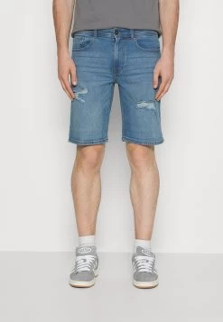 Pier One Unisex 2 Pack - Shorts Vaqueros - Blue/Black Denim -Tienda De Hombres Con Estilo 1302d2660c07428a89d433483c00309a