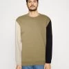 Pier One Sudadera - Black/Brown/Grey