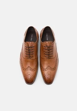 Pier One Leather - Zapatos Con Cordones - Cognac -Tienda De Hombres Con Estilo 15f1d142a8814a208bbc0e7f2bb30aed