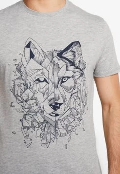 Pier One Camiseta Estampada - Mottled Grey -Tienda De Hombres Con Estilo 19bac3e87c214150932db03a2c67e58e