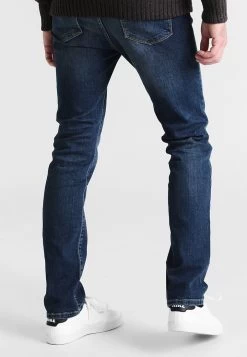 Pier One Vaqueros Rectos - Washed Dark Blue -Tienda De Hombres Con Estilo 19f71c5aa23e4aee8fbafd64cafceb95