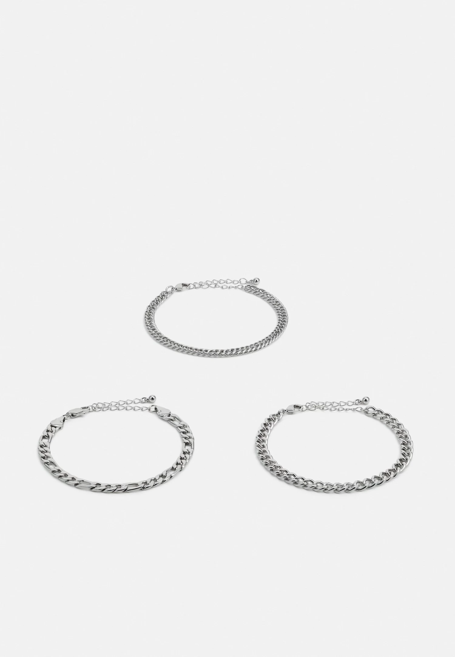 Pier One 3 Pack - Pulsera - Silver-Coloured 3 Pier One 3 Pack - Pulsera - Silver-Coloured