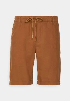 Pier One Linen Blend Drawcord Shorts- Shorts - Brown -Tienda De Hombres Con Estilo 1ea4e2e885224bdf9790c588673025ff