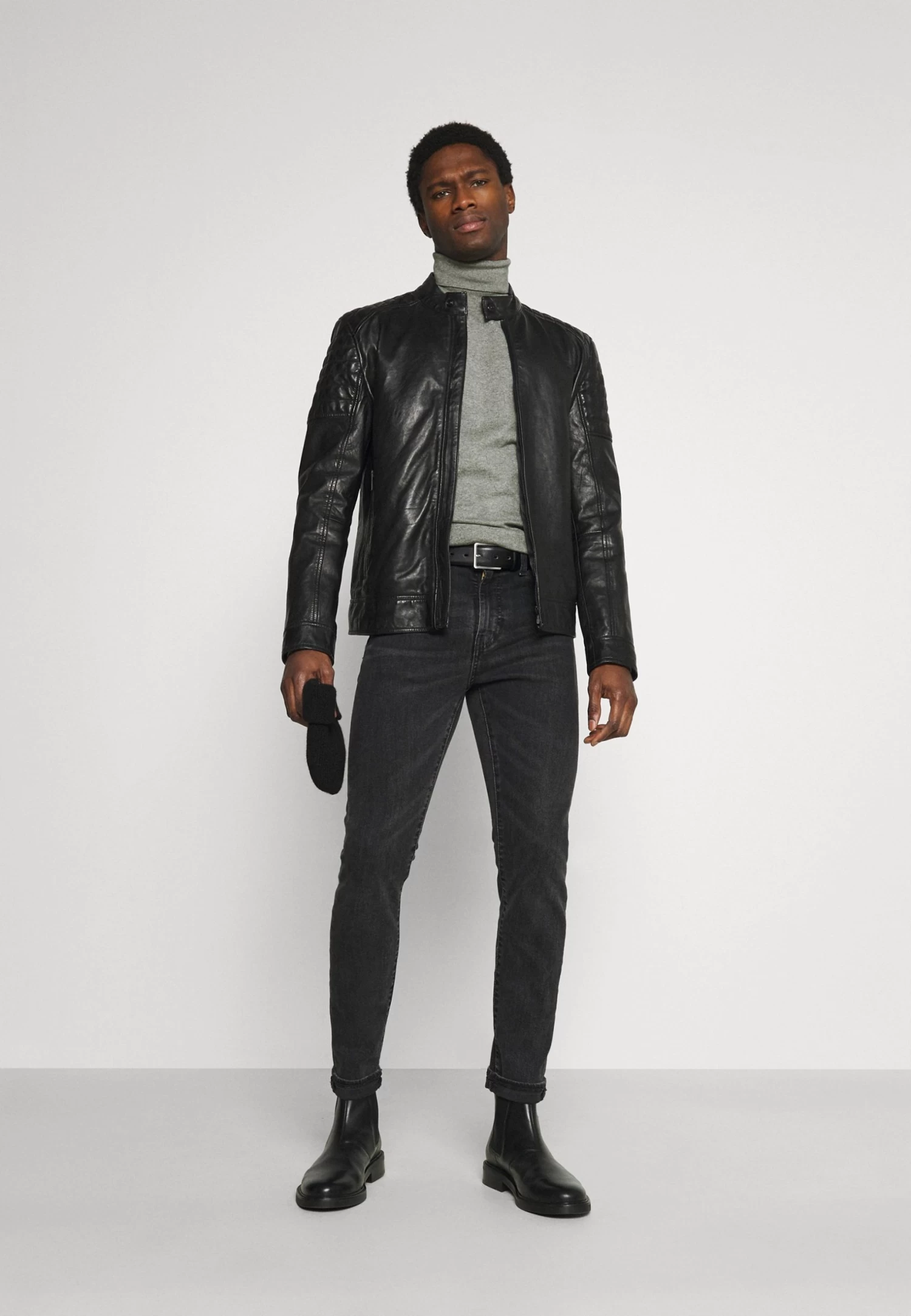 Pier One 2 Pack - Basic Turtleneck - Jersey De Punto - Black/Mottled Light Grey 3 Pier One 2 Pack - Basic Turtleneck - Jersey De Punto - Black/Mottled Light Grey