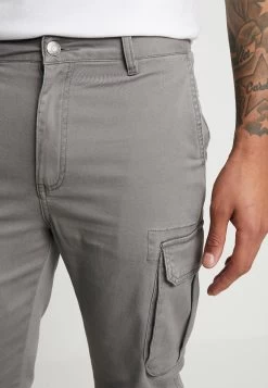 Pier One Cuffed Skinny Trouser- Pantalones Cargo - Grey -Tienda De Hombres Con Estilo 23e76c0f49d9444ab8de480219f13356