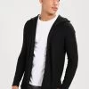 Pier One Chaqueta De Punto - Solid Black -Tienda De Hombres Con Estilo 243f4519efa2481db8727be31f9b2b10