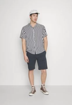 Pier One Camisa - Dark Blue/White -Tienda De Hombres Con Estilo 2509c7e2d0d64b48878b9d6c417720f6