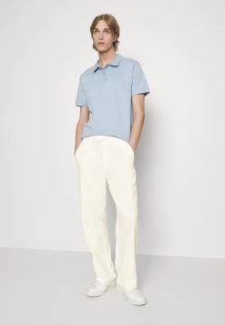 Pier One Drawcord Trousers Linen Blend - Pantalones - White -Tienda De Hombres Con Estilo 252c2ee40df6446a9fda0a494eb8d3a5