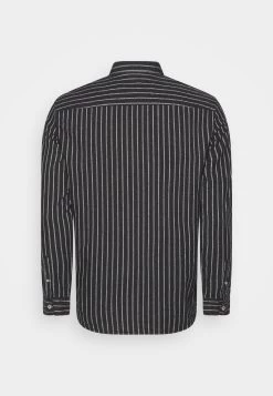 Pier One Flannel Stripes- Camisa - Dark Grey -Tienda De Hombres Con Estilo 254e1052c3594208a081361581b72edd