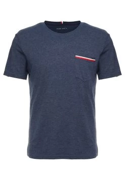 Pier One Camiseta Básica - Mottled Dark Blue -Tienda De Hombres Con Estilo 270b3698e3ee48239017ea8827ea751a