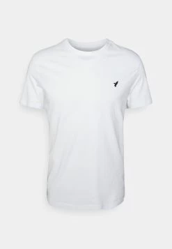 Pier One Birdie - Camiseta Básica - White/Off-White/Green -Tienda De Hombres Con Estilo 2875d65d462041969d47eda5c39eb47e