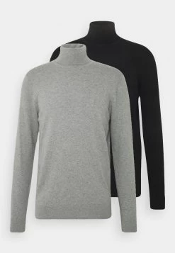 Pier One 2 Pack - Basic Turtleneck - Jersey De Punto - Black/Mottled Light Grey 19 Pier One 2 Pack - Basic Turtleneck - Jersey De Punto - Black/Mottled Light Grey -Tienda De Hombres Con Estilo 2df07891f3cf443da67ee4c7a11ee632