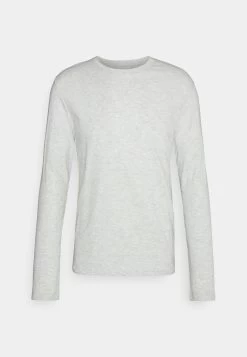 Pier One 7 Pack - Camiseta De Manga Larga - Mottled Light Grey/White/Mottled Dark Grey -Tienda De Hombres Con Estilo 31875945b966486087c321398a091597