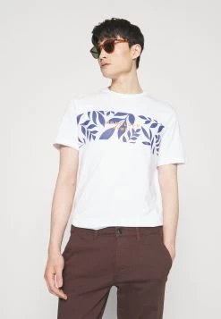 Pier One Leaf Chest Print Tee- Camiseta Estampada - White -Tienda De Hombres Con Estilo 31e3b9911e4545cd8c3344c913706500