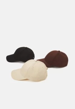Pier One Unisex 3 Pack - Gorra - Black/Dark Brown/Beige -Tienda De Hombres Con Estilo 322c39d131ac488ea8bb229f1824c6e8