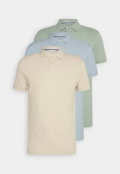 Pier One 3 Pack - Polo - Mint/Tan/Light Blue -Tienda De Hombres Con Estilo 32306465451b49b68887f2f3443fe714
