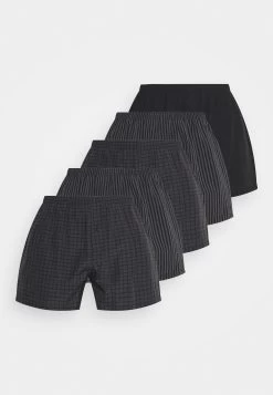 Pier One 5 Pack - Boxer - Black/Dark Grey