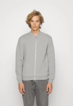 Pier One Sudadera Con Cremallera - Mottled Grey