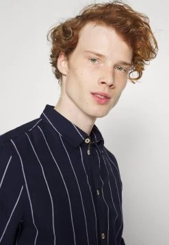 Pier One Linen Mix Stripe - Camisa - Dark Blue 11 Pier One Linen Mix Stripe - Camisa - Dark Blue -Tienda De Hombres Con Estilo 368860f76af348d18efc7d675b2e5f38