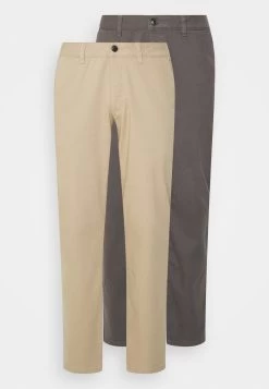 Pier One 2 Pack - Pantalones Chinos - Dark Grey/Beige -Tienda De Hombres Con Estilo 3732d6804b77450d9a31204f549c6b48