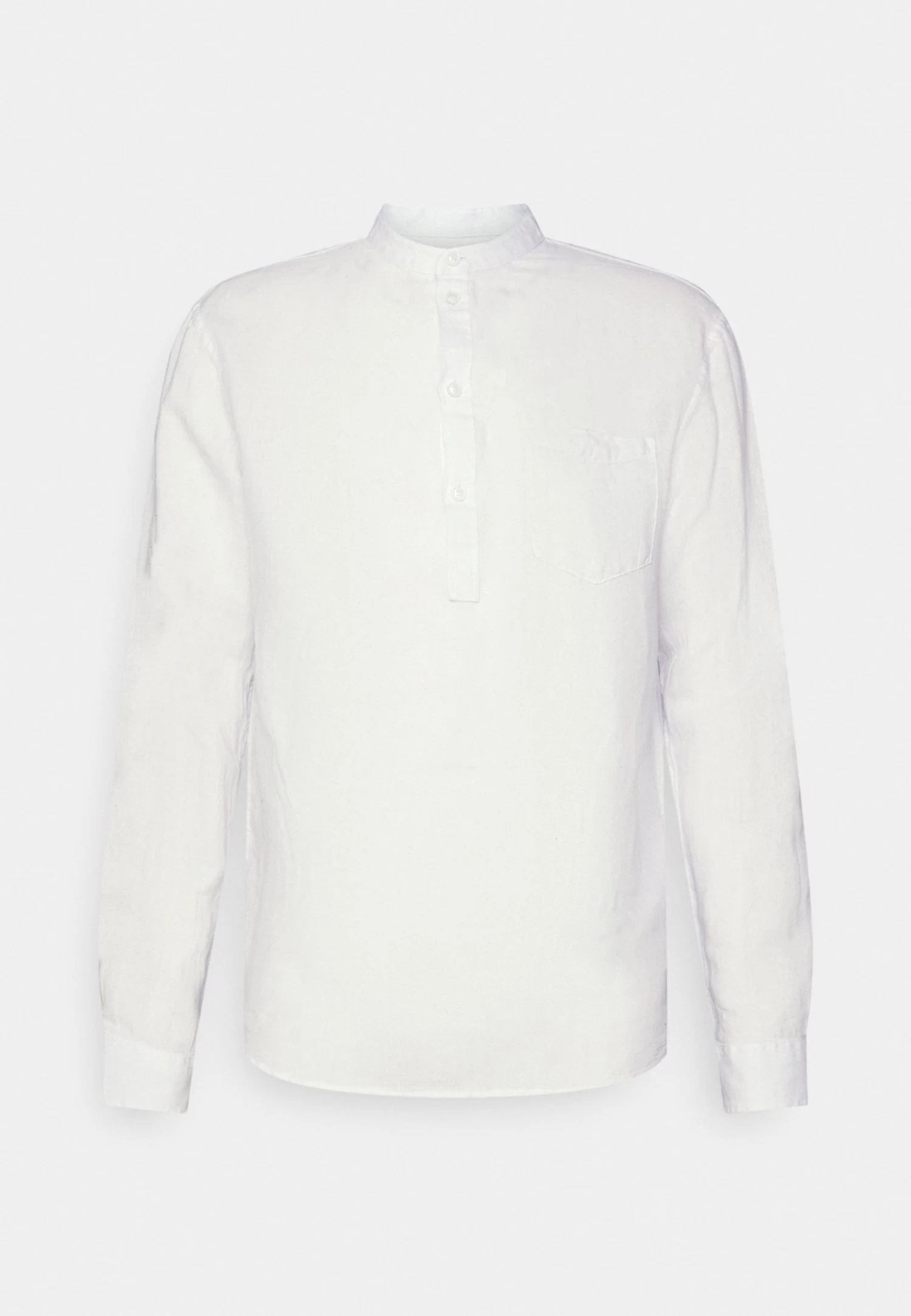 Pier One Linen Cotton Mix 2 Pack - Camisa - White/Black 4 Pier One Linen Cotton Mix 2 Pack - Camisa - White/Black - Imagen 2