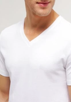 Pier One 2 Pack - Camiseta Básica - White/Black -Tienda De Hombres Con Estilo 3d5015223ce5444ba04d1399d153510c