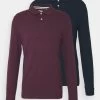 Pier One 2 Pack - Polo - Bordeaux/Dark Blue -Tienda De Hombres Con Estilo 3f434e0c318b4531bbab1dd44fe0092a