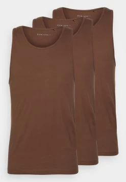 Pier One 3Pck Skin Tone Rib Vest- Camiseta Interior - Brown -Tienda De Hombres Con Estilo 441df9f4c8f242f193b2f72b7d9c6a28