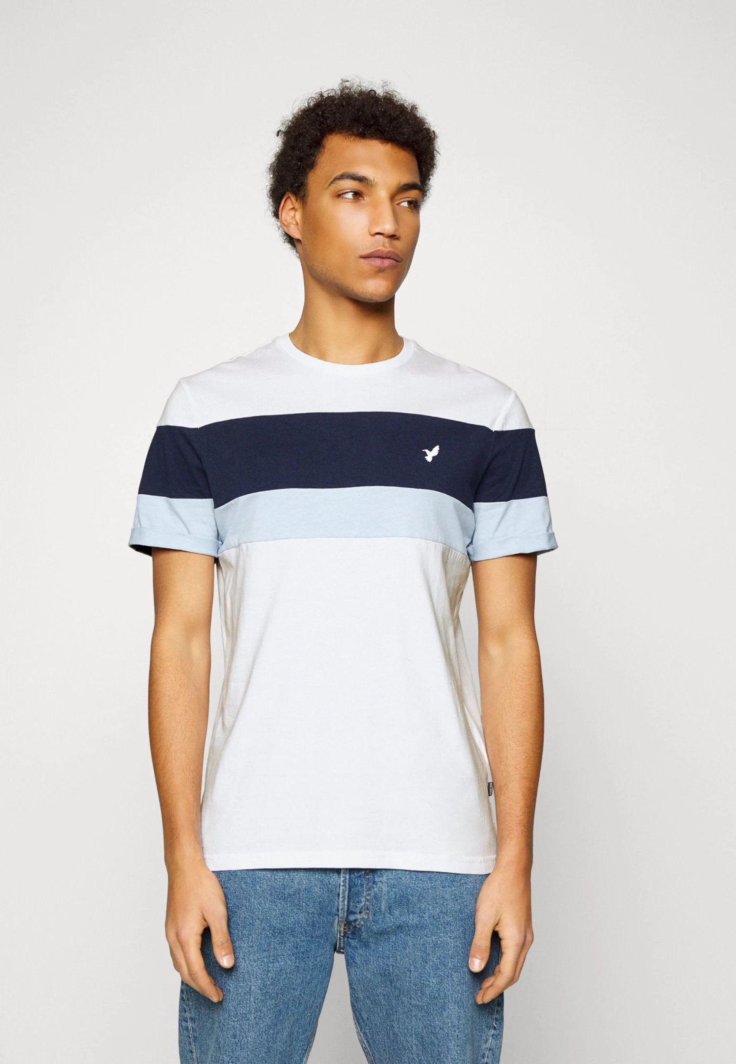 Pier One Camiseta Estampada - White/Blue 3 Pier One Camiseta Estampada - White/Blue