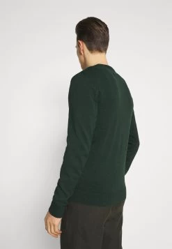 Pier One Basic Crewneck - Jersey De Punto - Mottled Dark Green -Tienda De Hombres Con Estilo 4b119902c56642fca726e1ed8ac86dfe