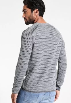 Pier One Jersey De Punto - Mottled Grey/Anthracite -Tienda De Hombres Con Estilo 4e3451eecd6c40a682c77a8695dca2cc
