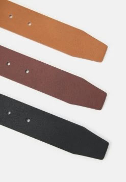 Pier One 3 Pack Unisex - Cinturón - Black/Brown/Cognac -Tienda De Hombres Con Estilo 5093dbbd357b48f4906cc633ff9bf4ec