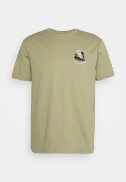 Pier One Moon Scene Graphic T-Shirt - Camiseta Estampada - Olive -Tienda De Hombres Con Estilo 538c3ca1368d45329d6c7bda43406f37