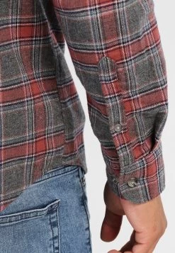 Pier One Camisa - Grey/Coral -Tienda De Hombres Con Estilo 551953d0ad2d49119280dd58cb3b0bb3