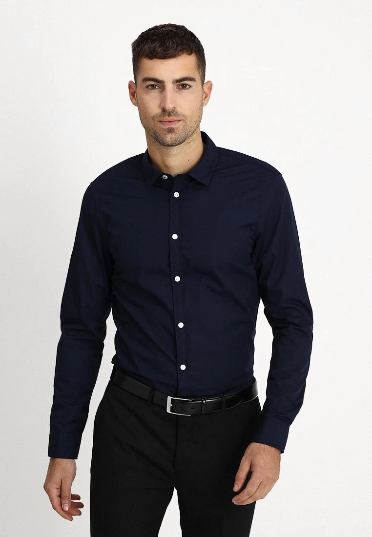 Pier One 2 Pack - Camisa Elegante - Light Blue/Dark Blue 6 Pier One 2 Pack - Camisa Elegante - Light Blue/Dark Blue - Imagen 4