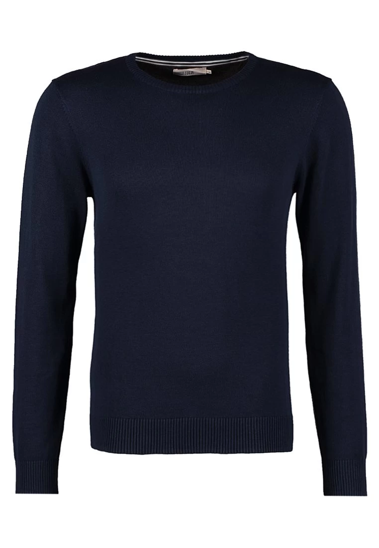 Pier One Basic Crewneck - Jersey De Punto - Dark Blue 7 Pier One Basic Crewneck - Jersey De Punto - Dark Blue - Imagen 5