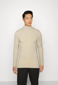 Pier One 2 Pack - Camiseta De Manga Larga - Beige/Bordeaux -Tienda De Hombres Con Estilo 56ac16533860485ab0af4460b554ef38