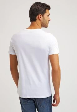 Pier One 2 Pack - Camiseta Básica - White/Black -Tienda De Hombres Con Estilo 5aed355507e44010828824c23af43b99