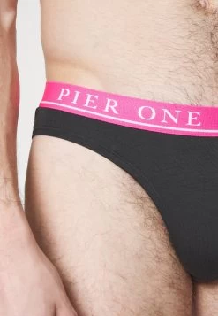 Pier One Branded Waistband Briefs 3 Pack - Braguitas - Black -Tienda De Hombres Con Estilo 5e810e5c70554e669daddd4114c5752f