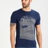Pier One Camiseta Estampada - Dark Blue/White -Tienda De Hombres Con Estilo 64dcfa08cf144e349da187221da4b0a4