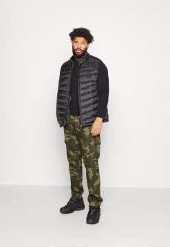 Pier One Pantalones Cargo - Black/Olive -Tienda De Hombres Con Estilo 64fca1d8e8f94f96b7ea42243c41e948